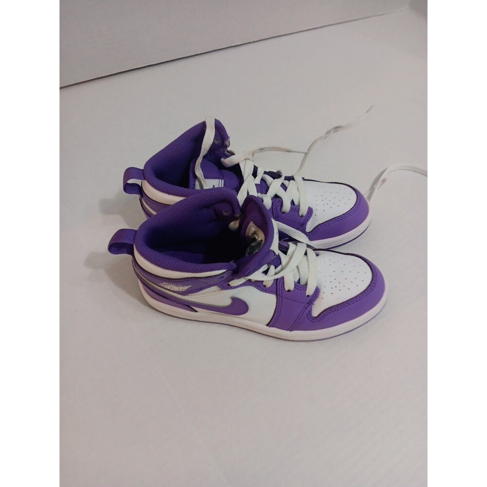 Size 1 (PS) - Nike Air Jordan 1 Mid Purple Venom